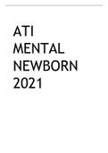 ATI MENTAL NEWBORN 2021  