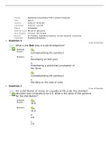 NURSING DL-F Quiz 8: Applied Nursing Research-DL-F Jorge E Hirigoyen, Questions and Answers