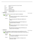 NURSING DL-F Quiz 10: Applied Nursing Research-DL-F Jorge E Hirigoyen, Questions and Answers