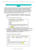 NR 340 Critical Care Practice Questions Latest 2020 with all the correct answers