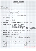 CIE A Level Pure Mathematics 1 (9709): Coordinate Geometry (Note,Exercise set)