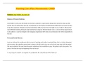 John Walker Nursing Care Plan Pneumonia COPD 2021 | RN 101 Nursing Care Plan Pneumonia COPD - COMPLETE