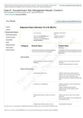 Case 01: Focused Exam: Pain Management Results | Turned In Pharmacotherapeutics for Advanced Nursing Practice - Spring 2020, NGR 6172