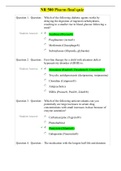 NR 500 PHARM FINAL QUIZ / NR500 PHARM FINAL QUIZ: CHAMBERLAIN COLLEGE OF NURSING - LATEST-2021, A COMPLETE DOCUMENT FOR EXAM