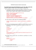 MATH534 Final Exam Solution’s Study Guide.