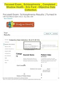 Focused Exam_ Schizophrenia _ Completed _ Shadow Health - Eric Ford - Objective Data Collection.