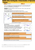 GIZMO M2L2 Earthquake 2 Determination of Epicenter - Honors 