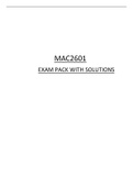 MAC2601 EXAM PACK