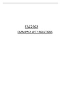 FAC2602 EXAM PACK