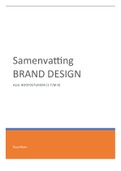 Samenvatting Brand Design, ISBN: 9789043036115  Branding (DABBRA)