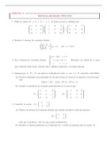 Ejercicios - Operaciones entre matrices