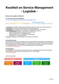 Kwaliteit en servicemanagement