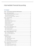 Summary/samenvatting Intermediate Financial Accounting 