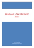 LML 4806 COMPANY LAW SUMMARY  LATEST 2021