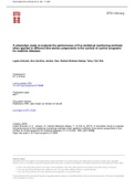 A simulation study to evaluate the performance of five statistical monitoring methods when applied to different time-series components in the context of control programs for endemic diseases