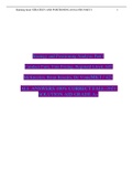 Strategy and Positioning Analysis Part I  Candace Fant, Tina Freitag, Reginald Lloyd, Jeff McKneelen, Brian Rosales, De Vonte MKT / 421 ALL ANSWERS 100% CORRECT FALL-2021 SOLUTION AID GRADE A+ 