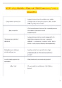 Module 1 Maternal Child Exam 2021/2022 – Graded A | NURS 2633 Maternal Child Exam Module 1 – Rasmussen College