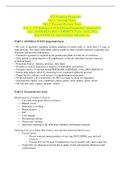 ATI Nutrition Proctored Part 1: General Notes Part 2: Focused Review Notes Part 3: ATI Rational with Additional/Supported Information ALL ANSWERS 100% CORRECT FALL-2021/2022 SOLUTION GUARANTEED GRADE A+