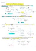 Circular motion problems & solution with diagrams