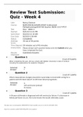 NURS 6501 Nurs6501 week 4 quiz Question and Answer