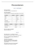 Samenvatting proces rekenen 