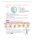 samenvatting celmobi: Hoofdstuk 12: Eukaryotische celdeling