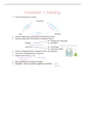 samenvatting chemie: Hoofdstuk 1: Inleiding