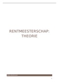 Samenvatting rentmeesterschap (volledig)