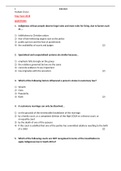 IND 2601 Questions and answers
