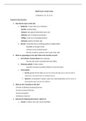 NR 283 Patho Exam 2 Study Guide (Version 1),  Verified And Correct Answers, Chamberlain College of Nursing