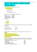 ACCT 505 FINAL EXAM GUIDE (NEW) SET 3