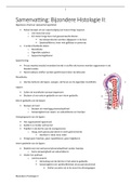 Samenvatting Bijzondere Histologie II