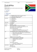 Samenvatting Zuid-Afrika 