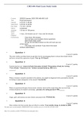 CRIS 606 Final Exam Study Guide- Liberty University