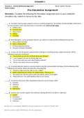 Scenario 2 – Alcohol Withdrawal/Aggression Robert Jackson Pre-Simulation Assignment, Short Answer. Graded 100%