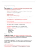 Samenvatting Catering Management