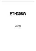 ETH306W Summarised Study Notes