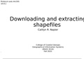 Downloading and extracting shape files for ArcGIS (protocol)