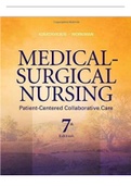 TEST BANK OF MEDICAL SURGICAL NURSING IGNATAVICIUS (PATIENT – CEMTERED COLLABORATIVE CARE) 7TH EDITION