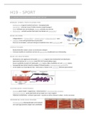 Samenvatting Biologie: H19 Sport: VWO 6; Nectar