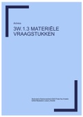 3W.1.3 Advies: Complexe Materiële Vraagstukken