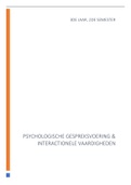 Samenvatting  psychologische gespreksvoering en interactionele vaardigheden