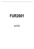 FUR2601 Summarised Study Notes