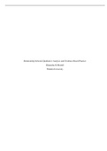 SOCW 6301 Week 6 Assignment Relationship Between Qualitative Analysis and Evidence-Based Practice, complete solution guide - Walden.