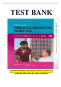 TEST BANK FOR INTRODUCTORY MEDICAL-SURGICAL NURSING, 10TH EDITION, BARBARA TIMBY, NANCY SMITH, ISBN-10: 1605470643, ISBN-13: 9781605470641, ISBN-10: 1605470635, ISBN-13: 9781605470634