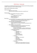 NR304 / NR 304: Health Assessment II Exam 1 Study Guide (Latest 2022/2023) Chamberlain College Of Nursing