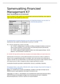 Samenvatting Financieel Management K7