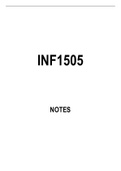 INF1505 Summarised Study Notes