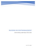 Samenvatting Inleiding Event Management