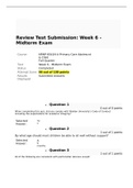 NRNP 6541 Week 6 Midterm Exam (Fall Qtr)